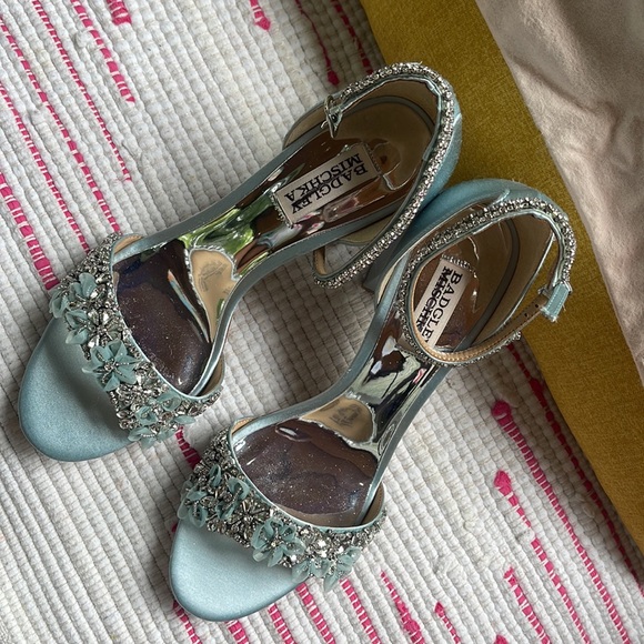 Badgley Mischka Finesse Ankle Strap Evening Shoe - Picture 6 of 9